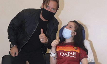 Totti is segített egy fiatal lánynak felébredni a kómából