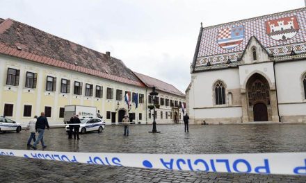 Gépfegyverrel lövöldözött a horvát kormány épülete előtt egy férfi, egy rendőr megsebesült