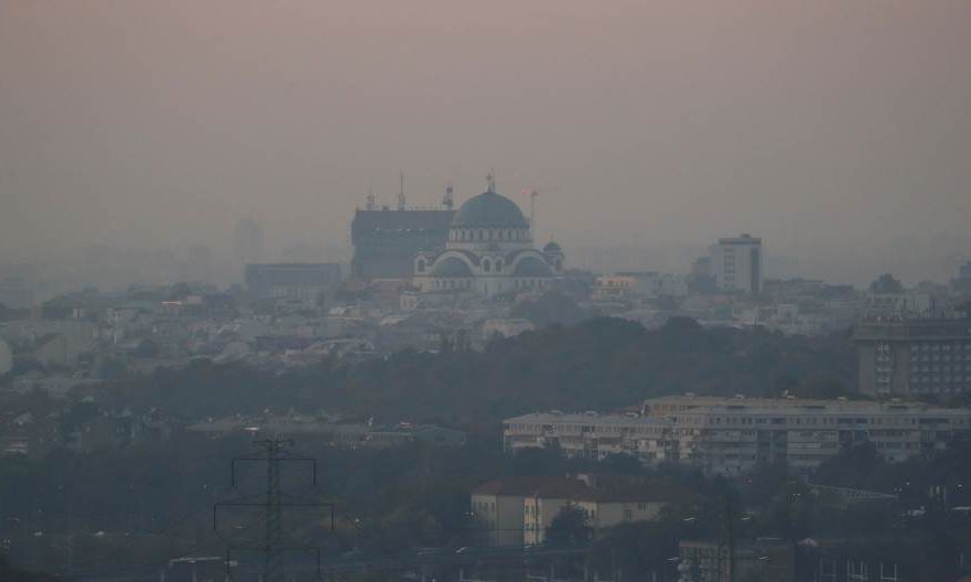 Belgrád pénteken az ötödik helyen a légszennyezettségi világranglistán