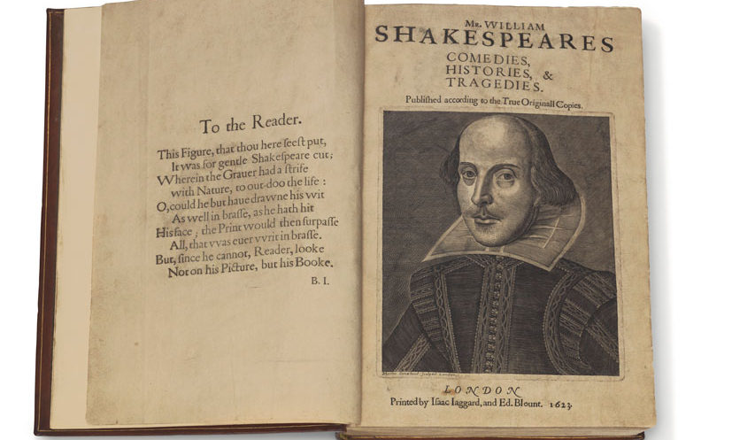 Megdőlt a rekord – tízmillió dollárért (!) kelt el egy Shakespeare-kötet
