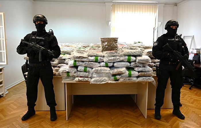 Több mint fél tonna kábítószert foglaltak le a rendőrök Aranđelovacon