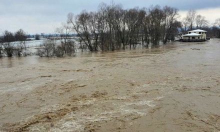 Szerbia déli részén egy egész falu került víz alá (videó)