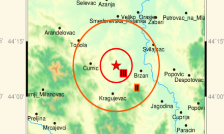 Kisebb földrengés volt Kragujevac környékén