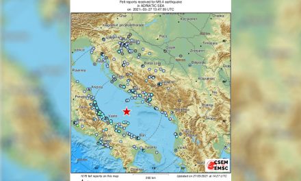 Erős földrengés volt az Adriai tengerben