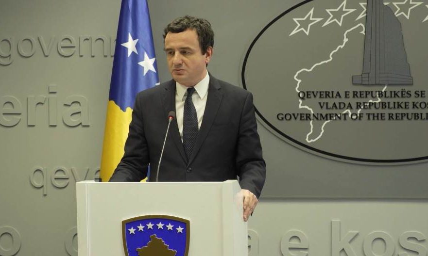 Kurti: Nem kritizáljuk és nem is haragszunk az EU büntetőintézkedései miatt
