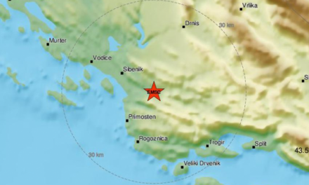 Erős földrengés Šibenik környékén