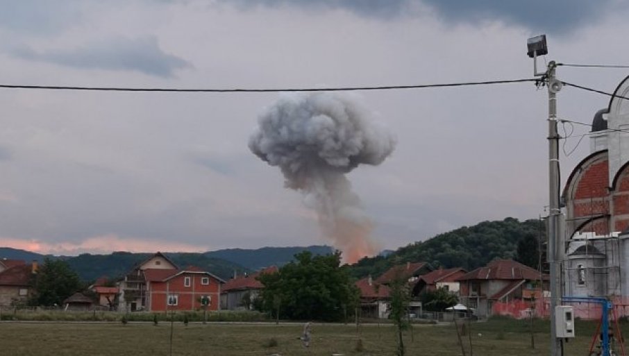 Ismét robbant a čačaki Sloboda gyár, elrendelték a városrész kiürítését (Videó)
