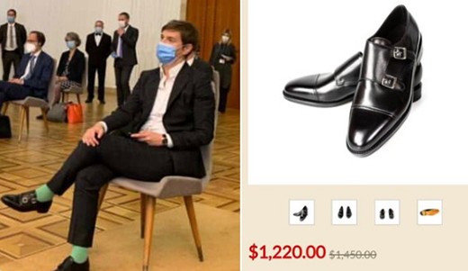 Ana Brnabić ezerkétszáz dolláros cipője