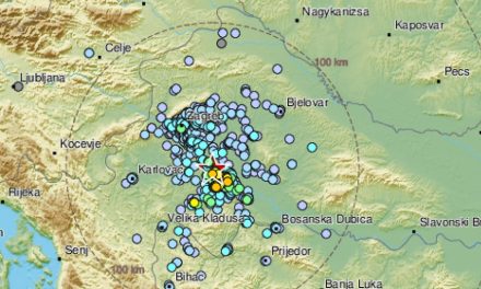 Újabb földrengés volt Horvátországban