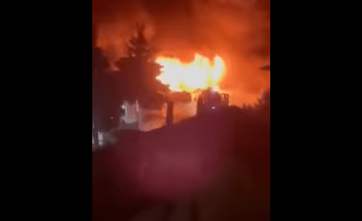Leégett egy covid kórház Tetovóban, sok a halott (Videó)