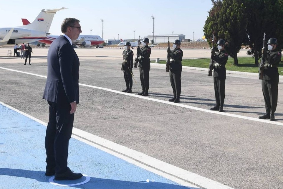 Vučić Törökországba utazott