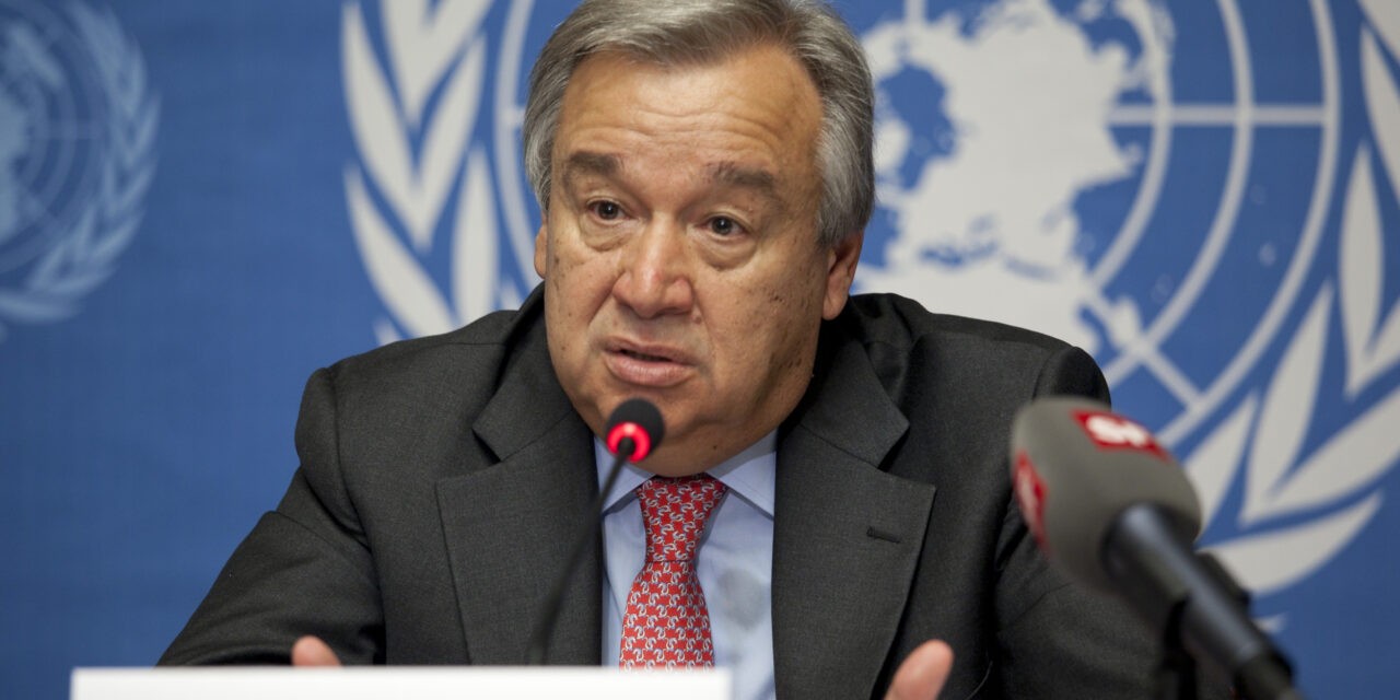 ENSZ-főtitkár: Az emberiség a saját sírját ássa