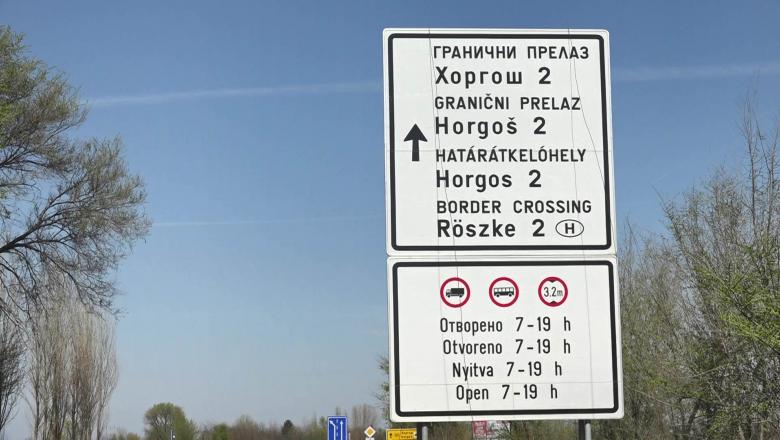 Csak kilépésre használható a Horgos közúti határátkelőhely