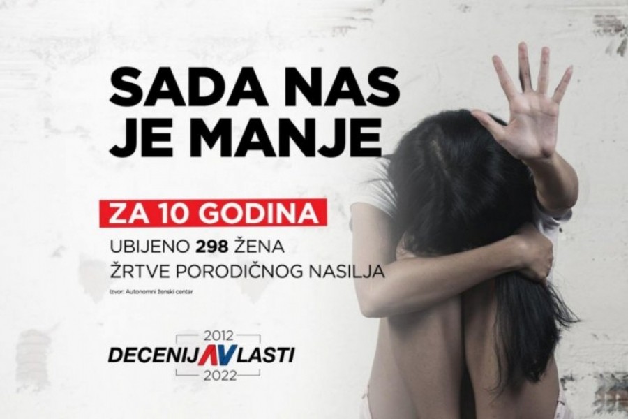 Maja Gojković: A plakát sértés az egész országnak
