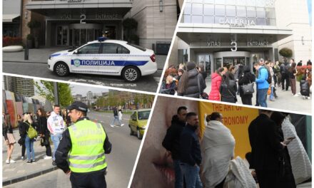 Bombariadó miatt evakuálták Szerbia-szerte a bevásárlóközpontokat