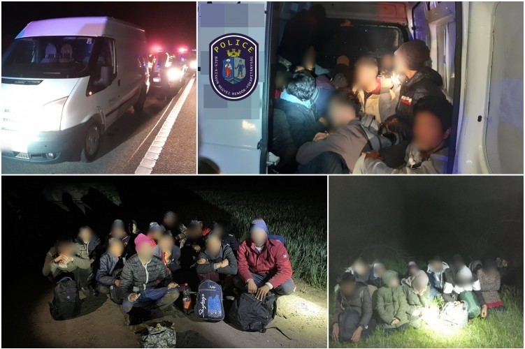 Pénteken hajnalban megint elfogtak egy szerb embercsempészt a magyar járőrök