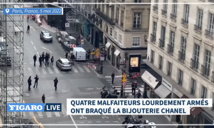 Fényes nappal raboltak ki egy Chanel-üzletet Párizsban (Videó)
