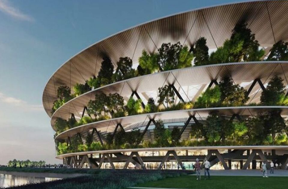 A világ egyik legszebb nemzeti stadionja épül meg Surčinban