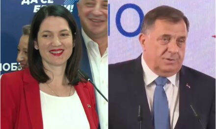 Milorad Dodik és ellenzéki kihívója, Jelena Trivić is választási győzelmet hirdetett