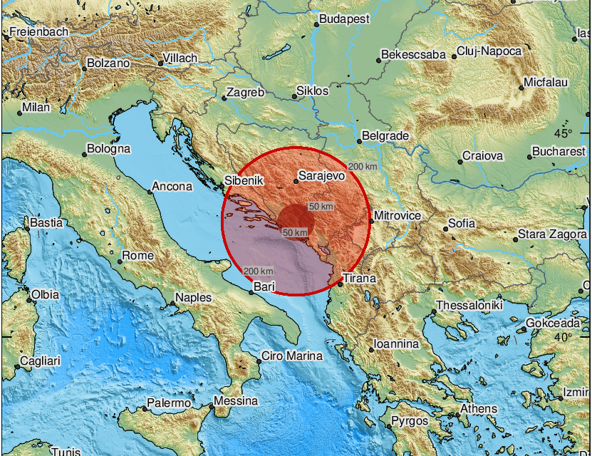 Újabb földrengés rázta meg Boszniát