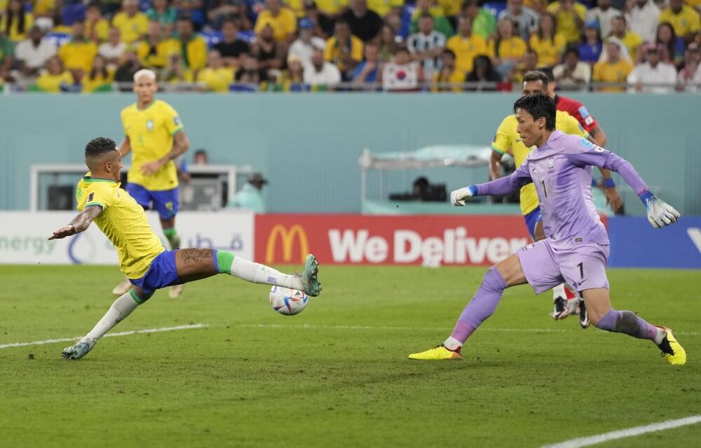 Brazília lesz Horvátország ellenfele az elődöntőbe jutásért