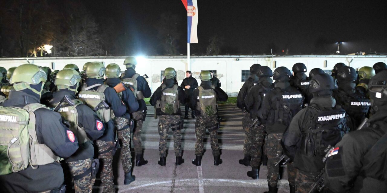 Gašić: A belügyminisztérium minden kapacitásának harckészültségét megemeltük (Fotó+Videó)
