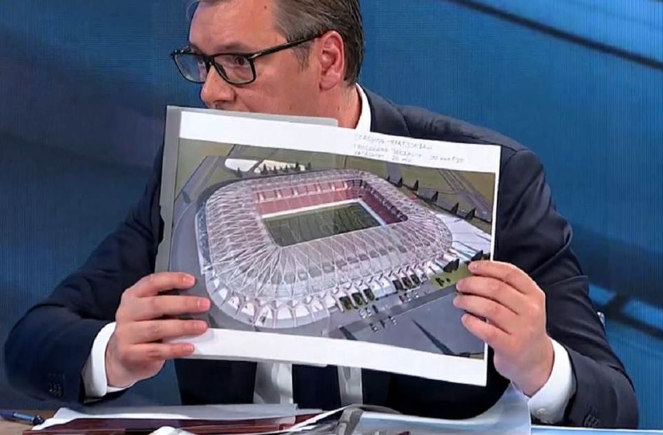 Vučić: Épül a stadion, 4 milliárd euró van az ország számláján
