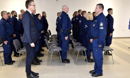 Elindult a 18. magyar rendőri kontingens Szerbiába
