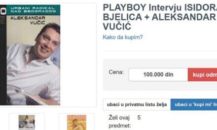 Százezer dinárért árulják a Playboy Vučić interjút is tartalmazó kiadását