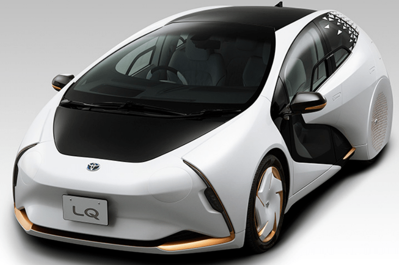 Toyota LQ önvezető modellje (Fotó: Toyota Sajtóiroda)