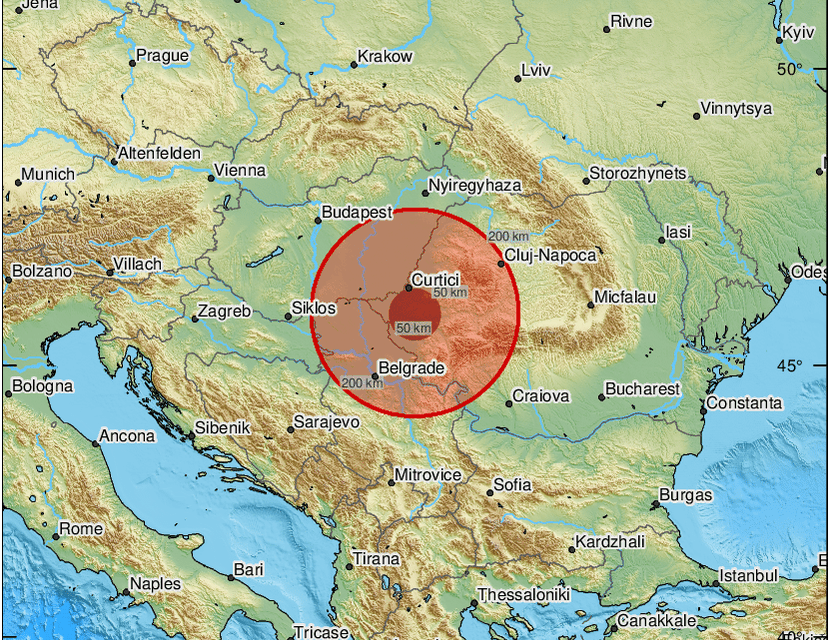 Vajdaságban is érezni lehetett a keddi romániai földrengést