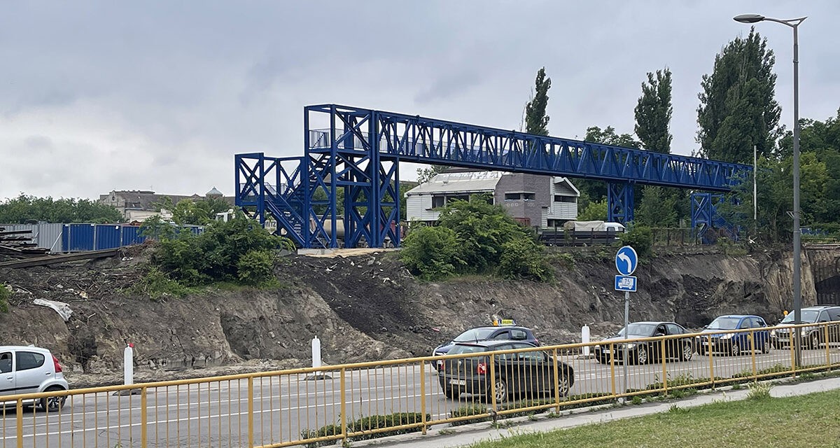 Szabadka központjába ért a Belgrád-Budapest gyorsvasút építkezése