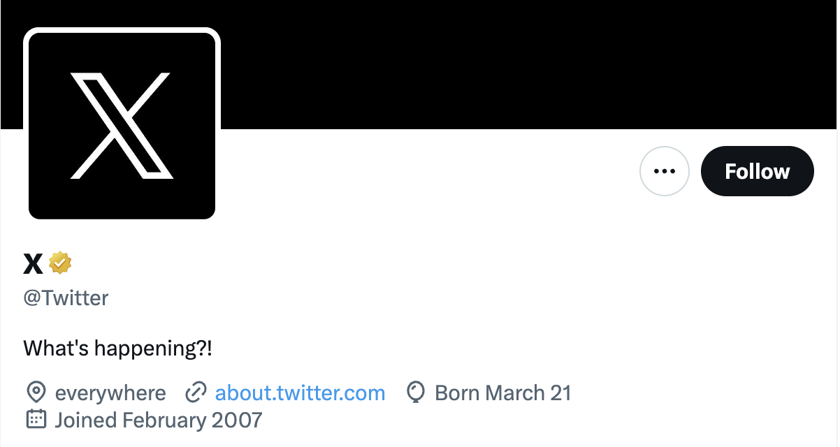Hivatalosan is X a Twitter új logója és neve