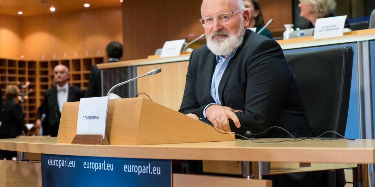 Lemondott Frans Timmermans, az Európai Bizottság ügyvezető alelnöke