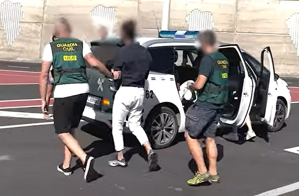 Egy szerb és egy horvát állampolgárt tartóztattak le Spanyolországban kábítószer csempészés miatt