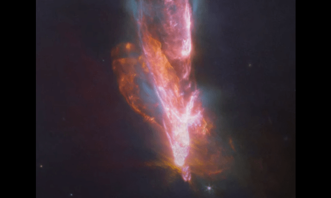 A NASA lefilmezett egy születendő csillagot (Videóval)