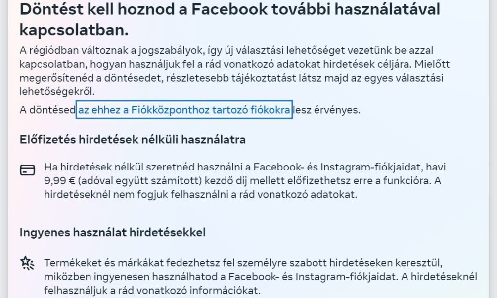 Magyarországon is megjelent a fizetős Facebook