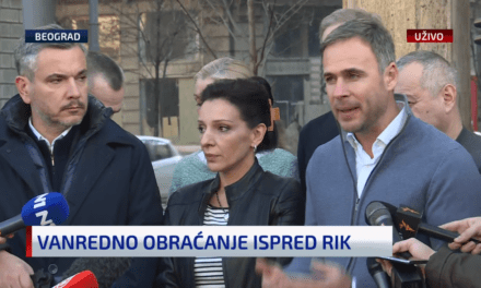 Tepić és Aleksić azt követeli, hogy szerepelhessen az RTS esti híradójában