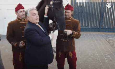 Orbán lovat adott, autót kapott ajándékba
