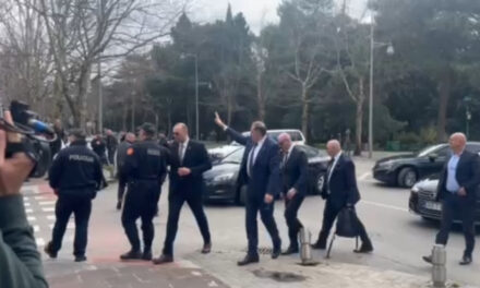 Kifütyülték Dodikot a montenegrói parlamentnél