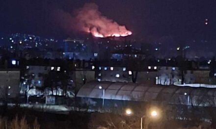 Újvidékről is látni a Fruška Gorán tomboló tüzet (Videó)