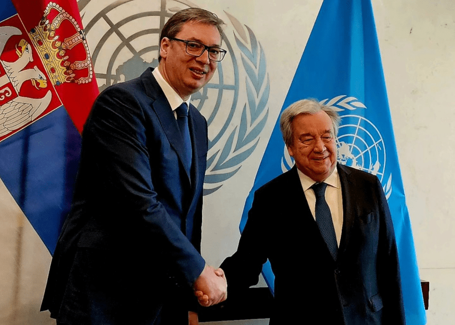 Vučić az ENSZ főtitkárával összegezte a Biztonsági Tanács ülésének főbb üzeneteit