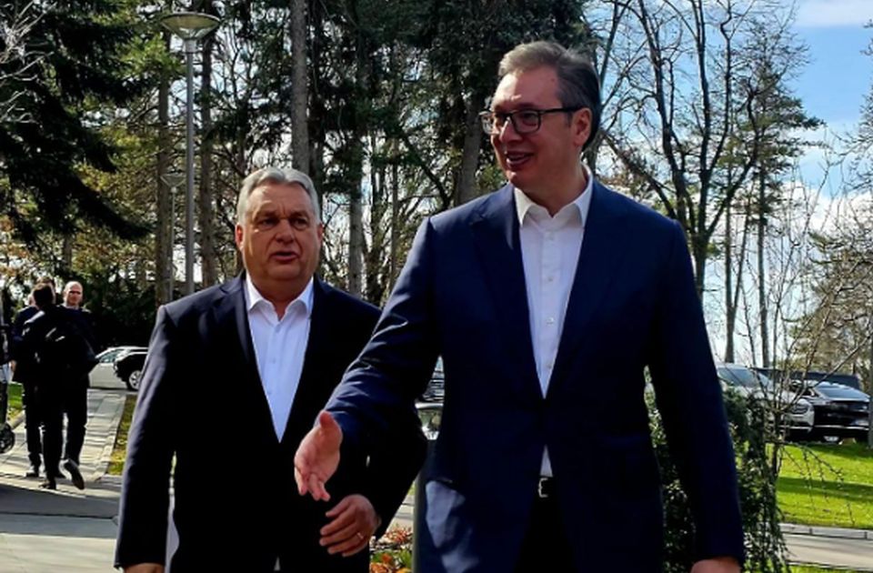 Orbán Belgrádban találkozott Vučićtyal