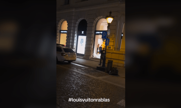 Kirabolták a Louis Vuitton budapesti üzletét (Videó)