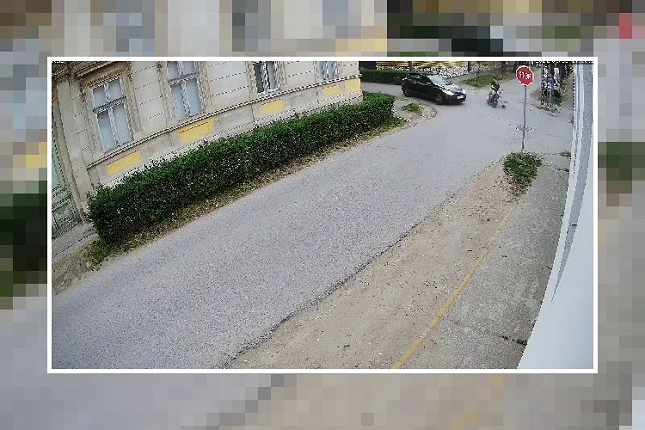 Mellékútról vágódtak autó elé a villanybiciklis gyerekek Szabadkán (Videóval!)