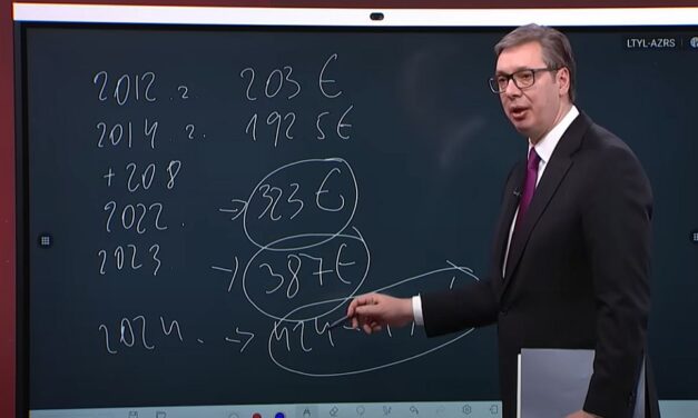 Vučić: Egy év múlva ezer euró lesz a fizetés és igyekszünk, hogy 2027-ben a taxik is repüljenek