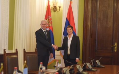 Az Interpol főtitkárát fogadta a szerb parlament elnöke