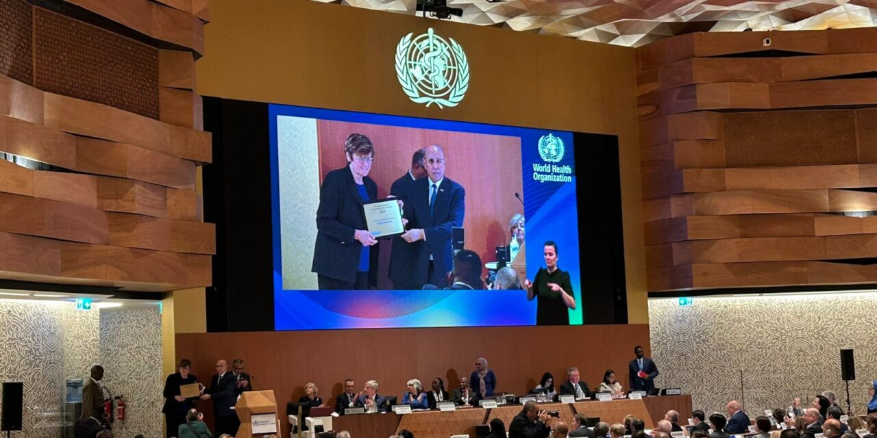Karikó Katalin átvette a Globális Egészségügyért-díjat