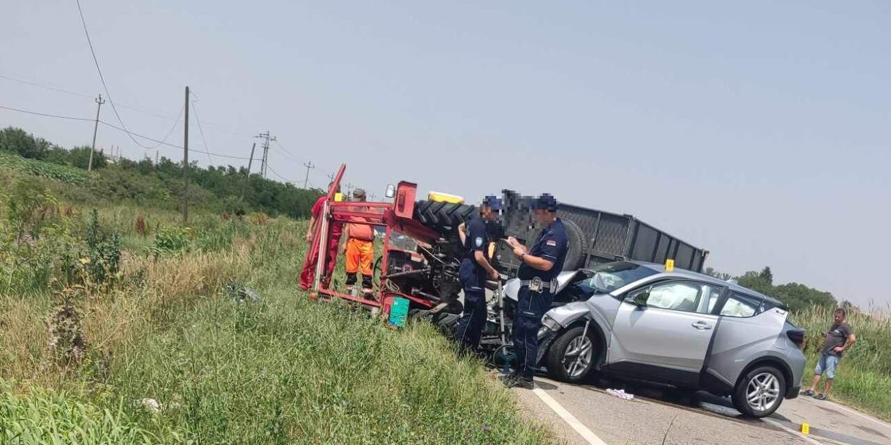 Súlyos baleset Basahíd és Nagykikinda között, lezárták az utat