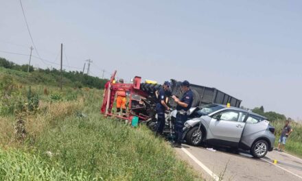 Súlyos baleset Basahíd és Nagykikinda között, lezárták az utat